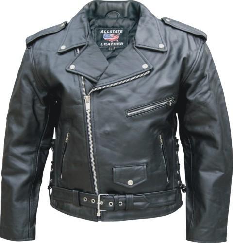 Biker Leather Jacket Mens - Jacket