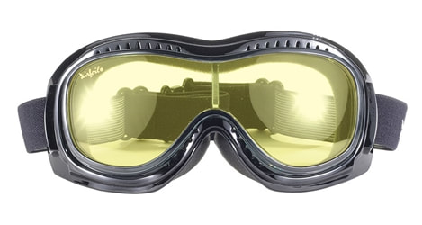 Yellow lens goggles