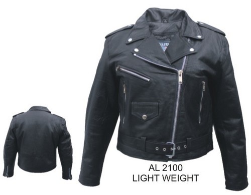 ladies traditional motorcycle riding jacket