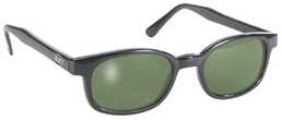 Green lens biker shades