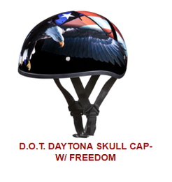 Helmet with flying eagle 