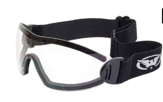 Flare goggles clear lens
