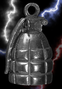 Bell shaped like grenade