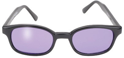 Purple lens glasses