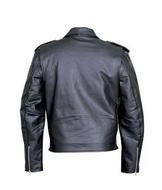 back of buffalo leather jacket