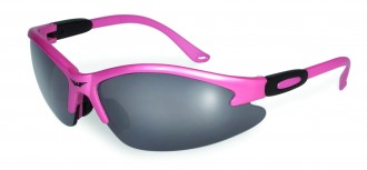 soft pink riding glasses