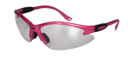 Dark pink riding glasses