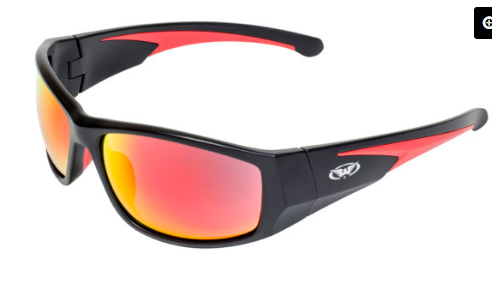 red safety glasses