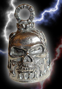 skull bell made of bones